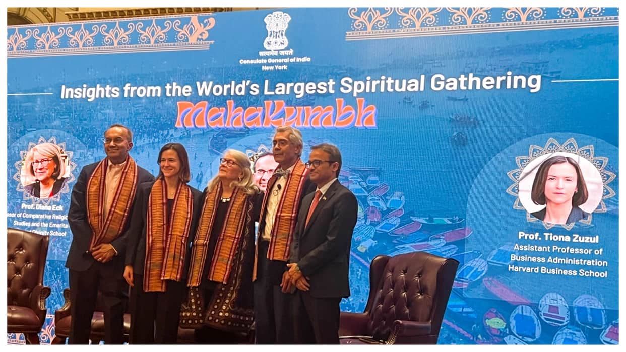 Harvard professors highlights maha kumbh is Confluence of tradition technology