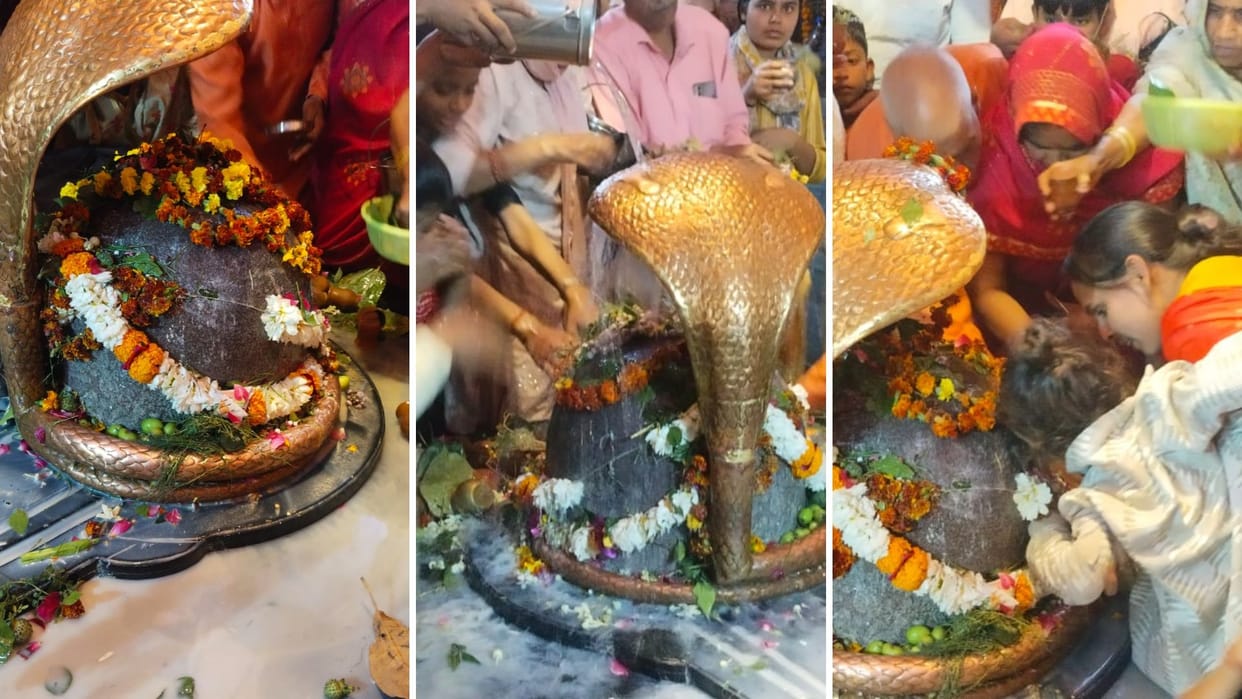 On Shivratri lakhs of Shiva devotees bowed their heads at Rameshwar Mahadev temple