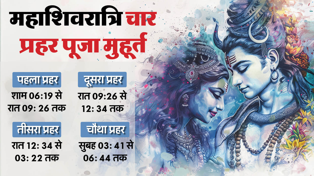 Mahashivratri 2025 Shiv Puja 4 Prahar Time Importance All Details in Hindi