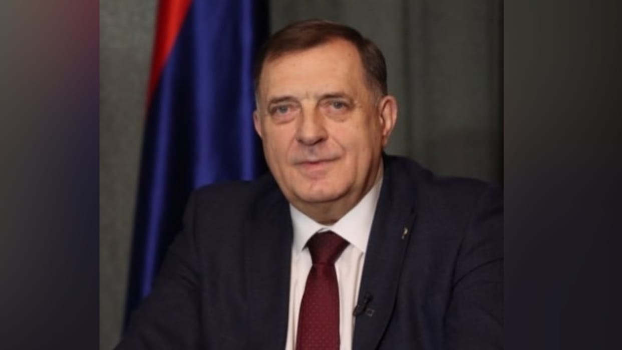 Court in Bosnia sentences separatist Bosnian Serb President Milorad Dodik to 1 year in prison