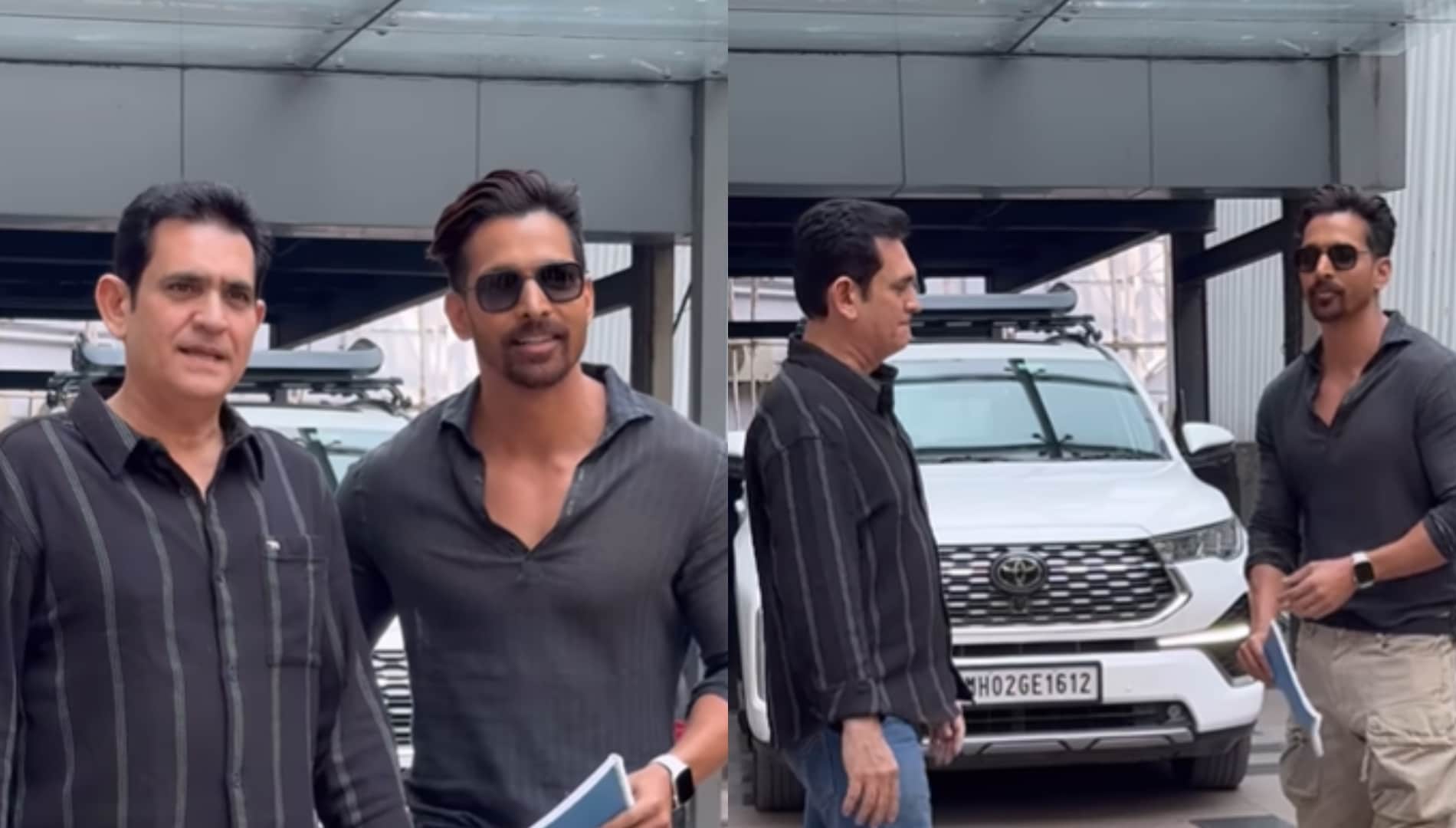 Sanam Teri Kasam Actor Harshvardhan Rane Meeting With Director Omung Kumar