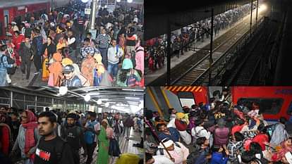 Kanpur: Crowd of people going to Maha Kumbh thronged Central Station