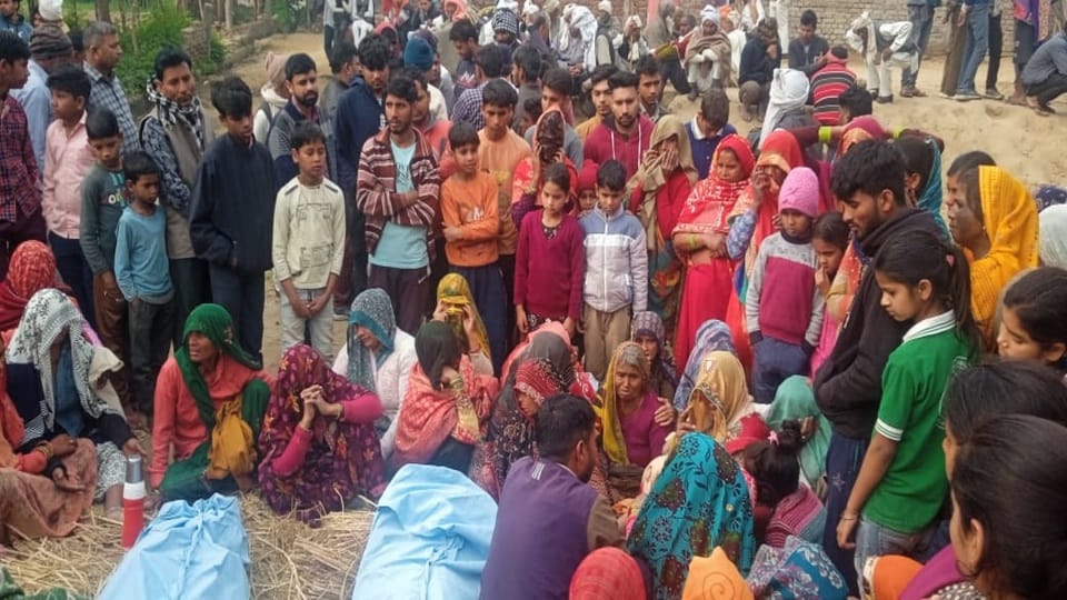 Two Inter students died after an unknown vehicle collided with their bike
