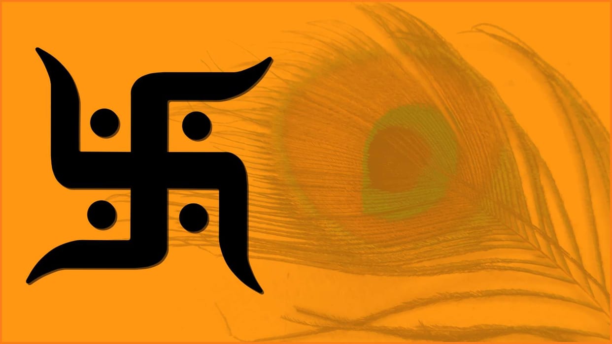 Significance of Wall Colour Shubh Labh and Swastik on Main Door of Home Vastu Tips for Positive Energy