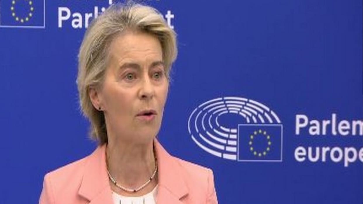 EU official Ursula von der Leyen comfortably survives confidence vote