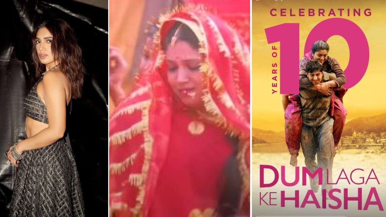 Bhumi Pednekar Celebrates her 10 Years career in Bollywood and Dum Laga Ke Haisha She Watches Film In Theatre
