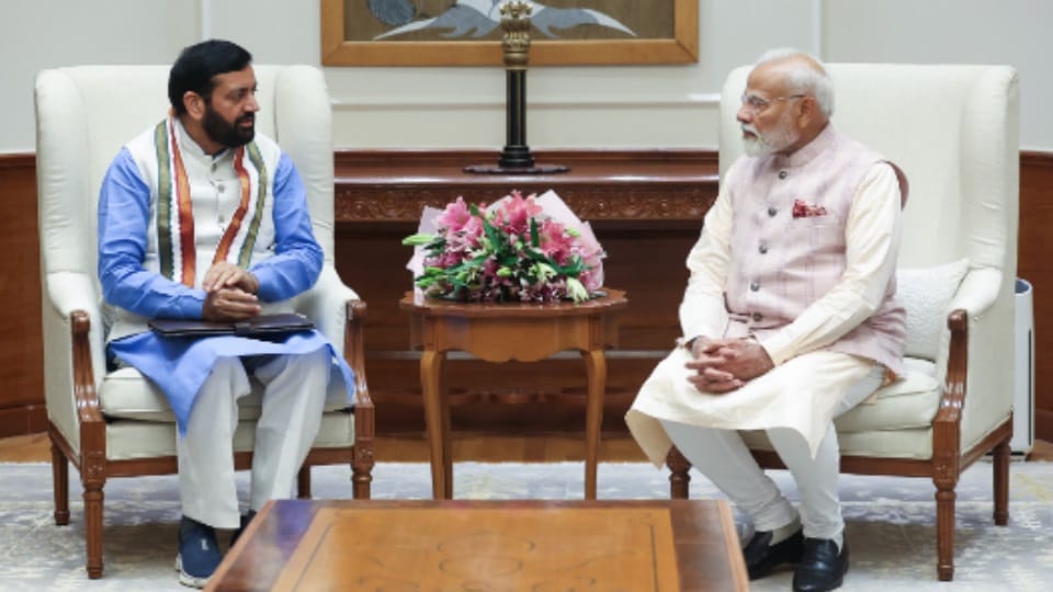 CM Naib Saini met PM Narendra Modi in Delhi