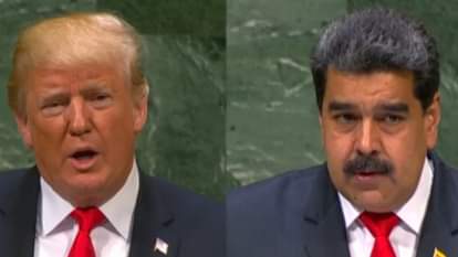 डोनाल्ड ट्रंप और निकोलस मादुरो