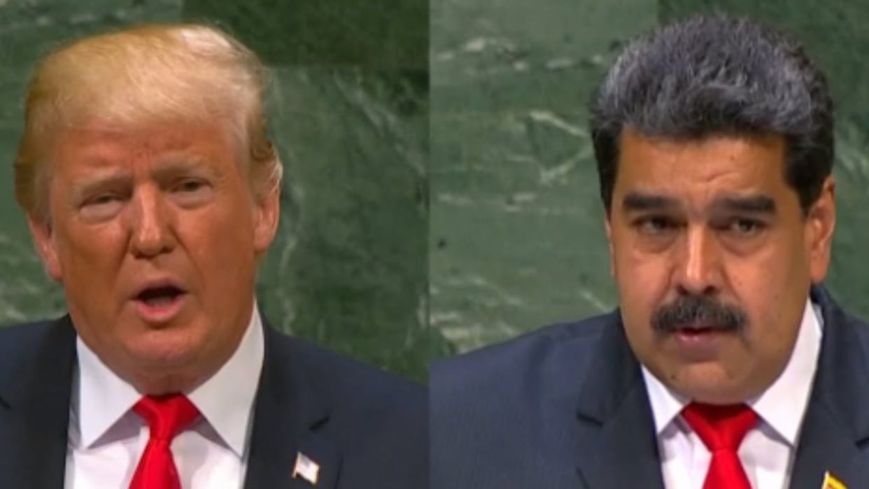 us warship venezuela President Nicolas accuses donald trump preparing war