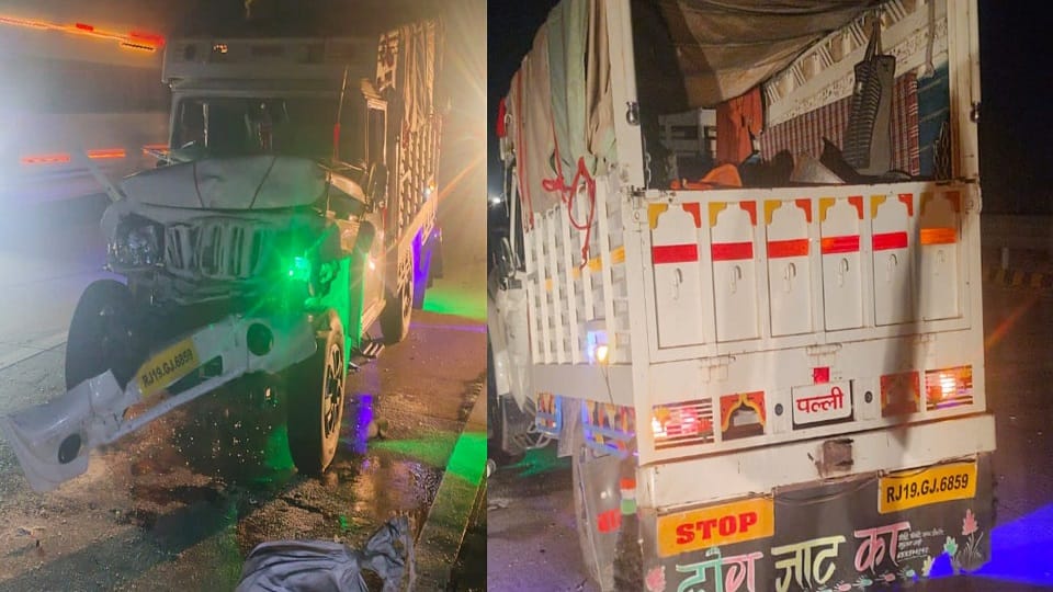 Max's chassis collides with unknown vehicle one dead eight injured returning after taking Kumbh bath
