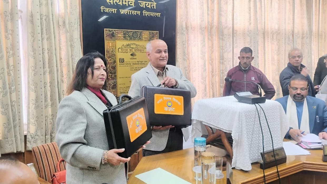 MC Shimla Budget 2025 live updates today: Many gifts including 24 hour water and parking