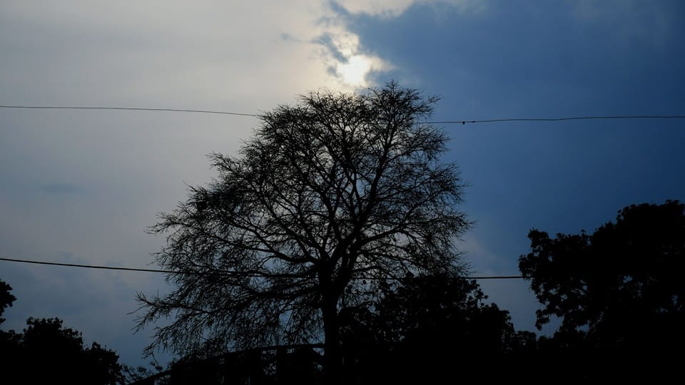 Moradabad Photo: Due to lightning during storm and rain, appliances of houses got damaged, children survived