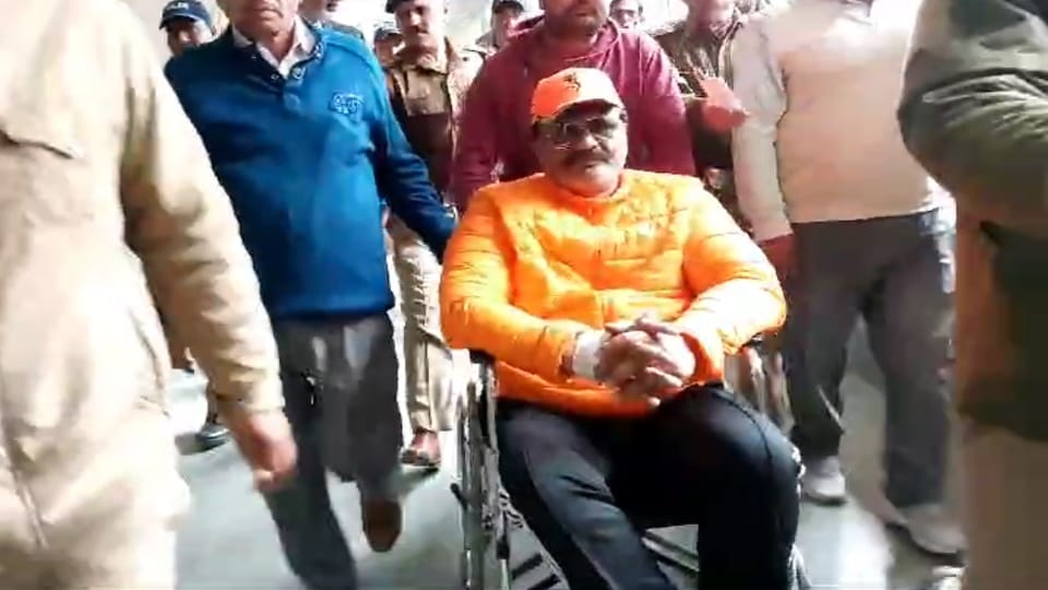 Haridwar News Former MLA Champion presented in court on wheelchair judicial custody extended by 14 days