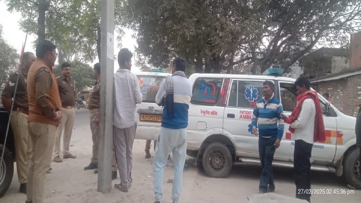 man died after being burnt in fire his family members created a ruckus in budaun