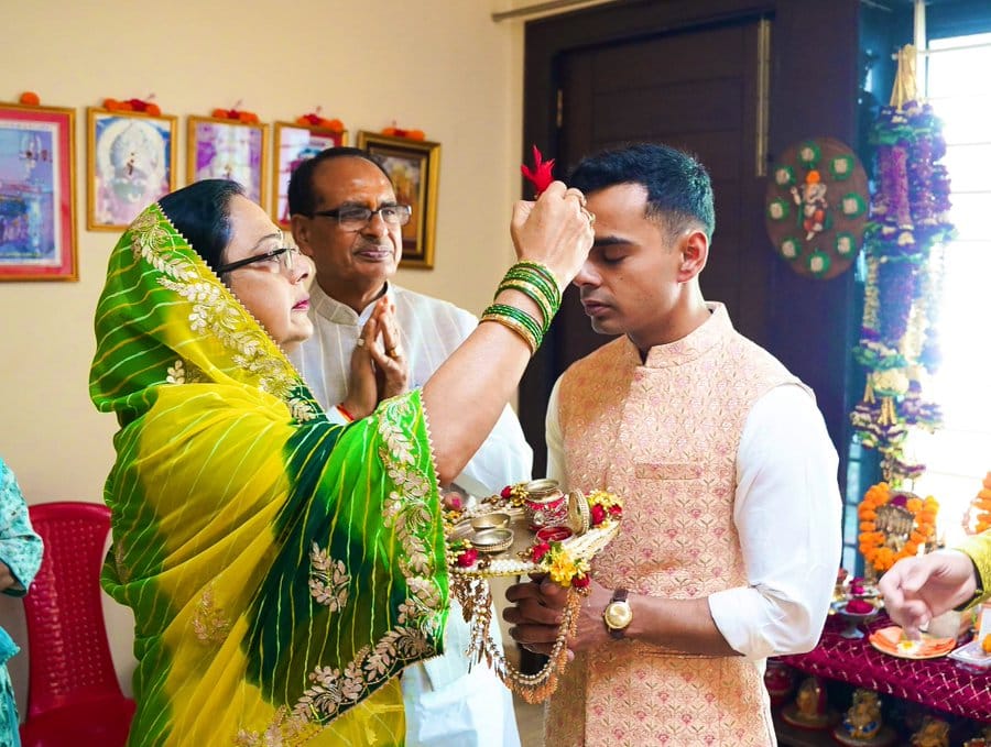 MP News: Preparations begin for the wedding of Shivraj Singh Chouhan's elder son Karthikeya, Gunje Banna song