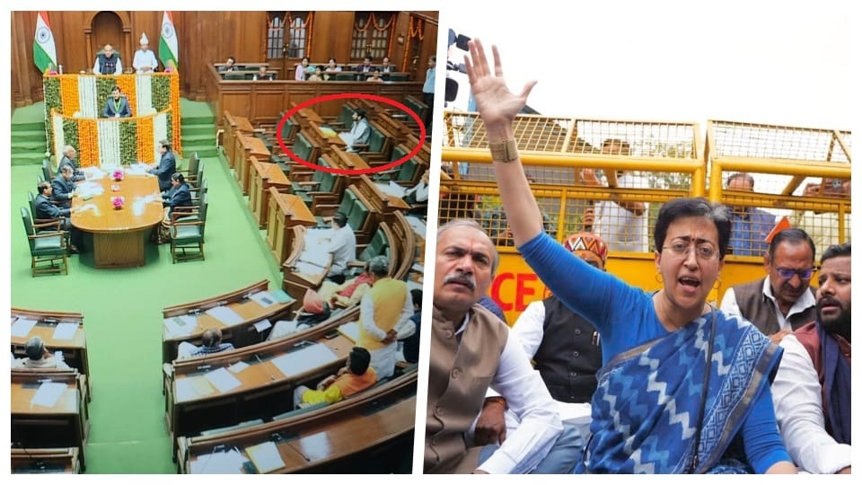 Delhi Assembly Session Live Delhi Vidhan Sabha Session Hindi Updates cag report Arvind kejriwal rakha gupta
