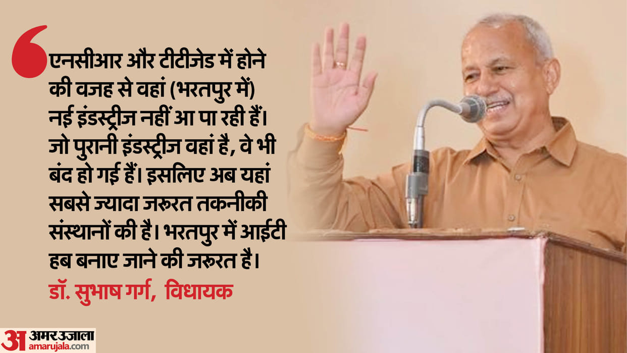 Demand to take Bharatpur out of NCR and TTZ raised in the assembly