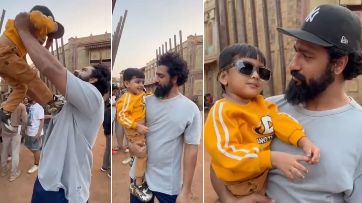 Chhaava Vicky Kaushal adorable old video goes VIRAL with kid netizens say he will be a great dad