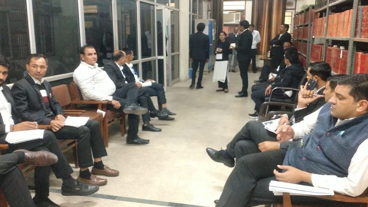 Jhajjar Bar Association elections begin: 16 advocates contest for five posts, two booths and eight booth cabin