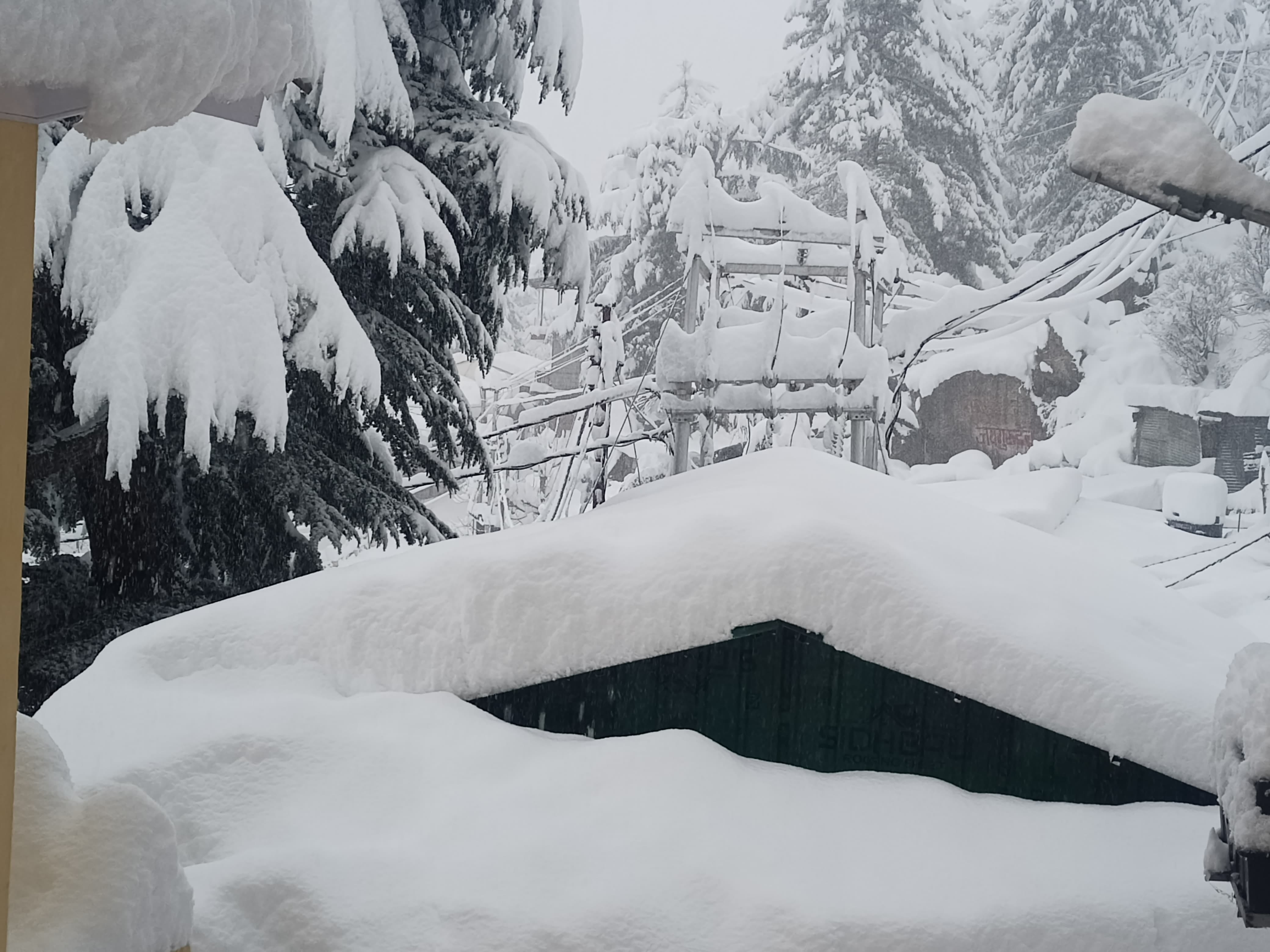 Uttarakhand Weather Today Heavy Snowfall in Gangotri Yamunotri badrinath kedarnath Beautiful View