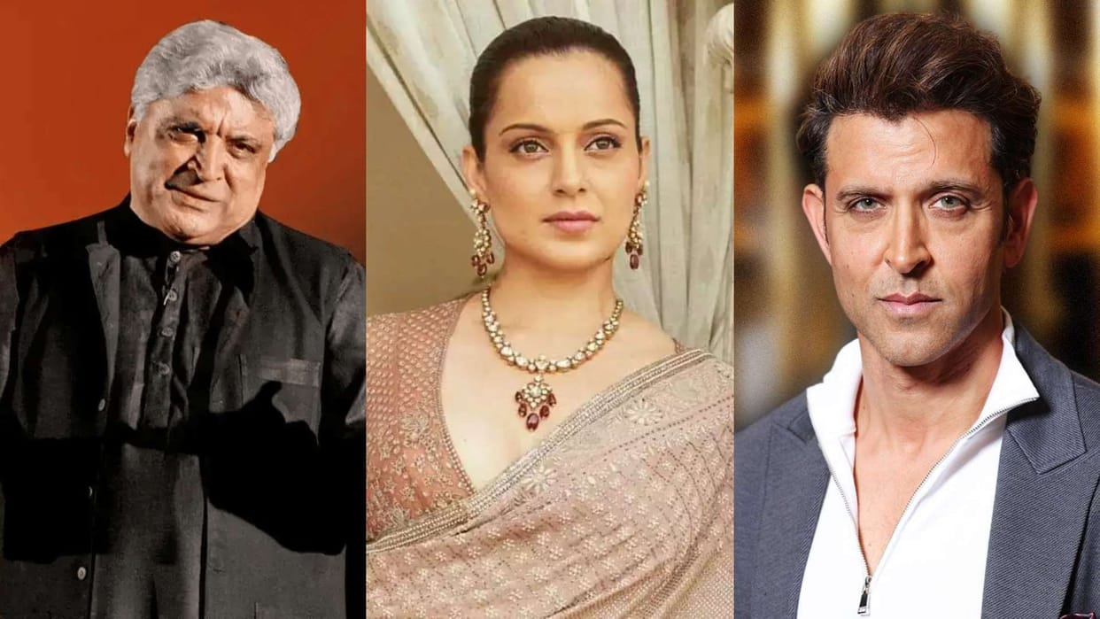 Kangana Ranaut and Javed Akhtar controversy started from Hrithik roshan