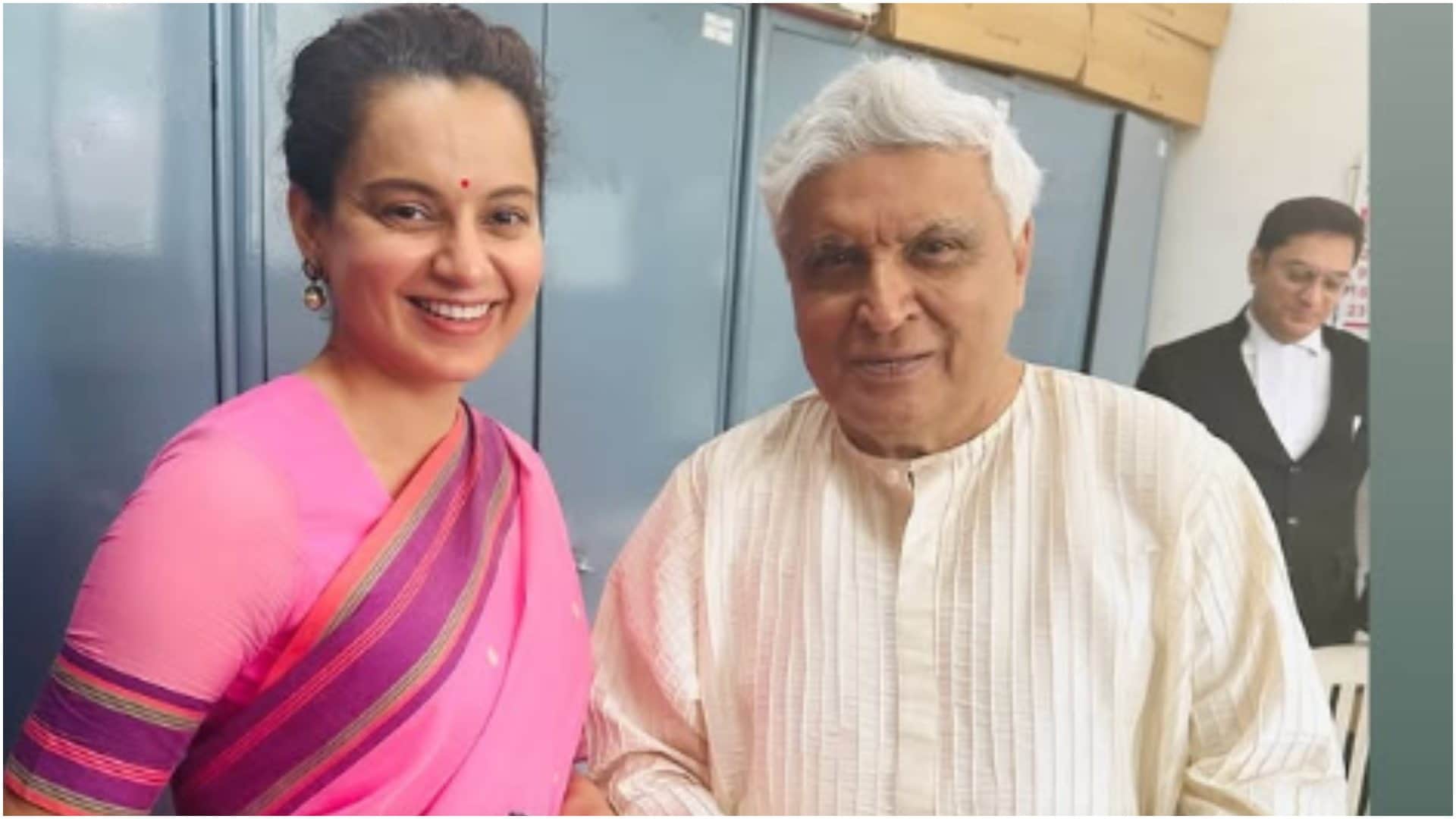 Javed Akhtar Kangana Ranaut Resolves Legal Battle ScreenWriter Jokes On Recent Matter
