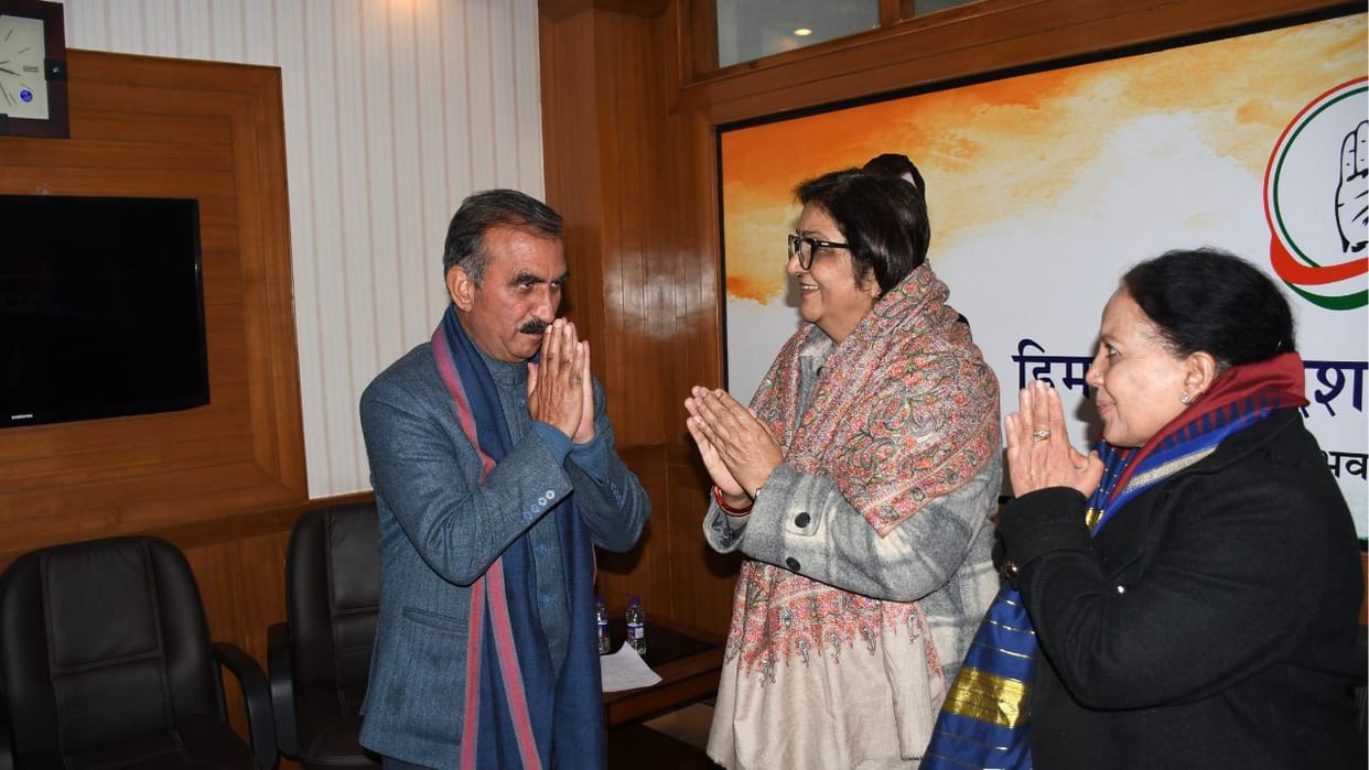 himachal congress in charge rajni patil held party meeting in shimla respect party workers