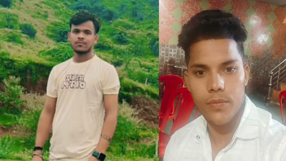 Such a collision between two bikes road was drenched in blood two youths died on spot