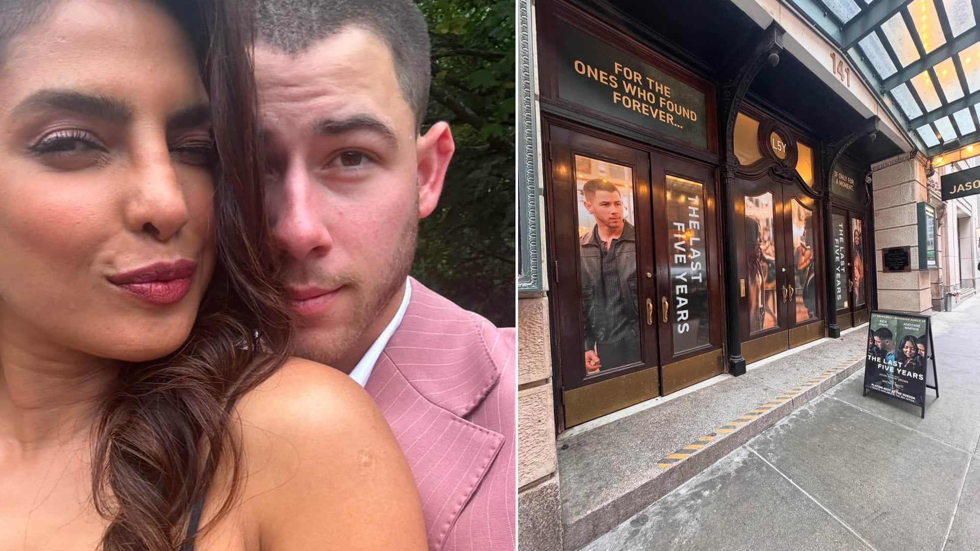 Priyanka Chopra Nick Jonas watch The Last Five Years in theatre Malti pic steal The show