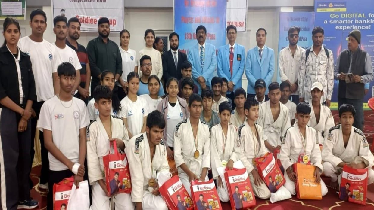 SriGanganagar Rajasthan performed brilliantly National Para Judo won one gold four silver seven bronze medal
