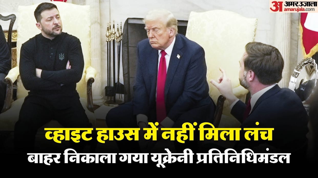 Ukraine kicked out zelenskyy left without having lunch after heated argument with PRESIDENT trump