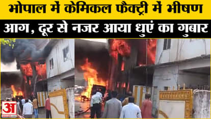 Bhopal Fire Incident: A massive fire broke out in a chemical factory in Govindpura area of Bhopal