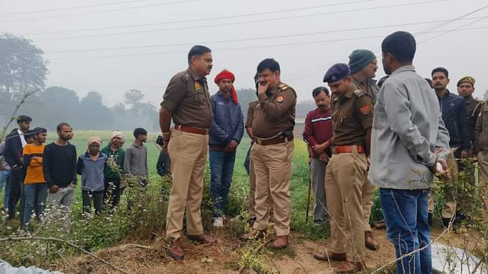 Young man killed three people including grandparents with an axe heads were cut into pieces In Gorakhpur