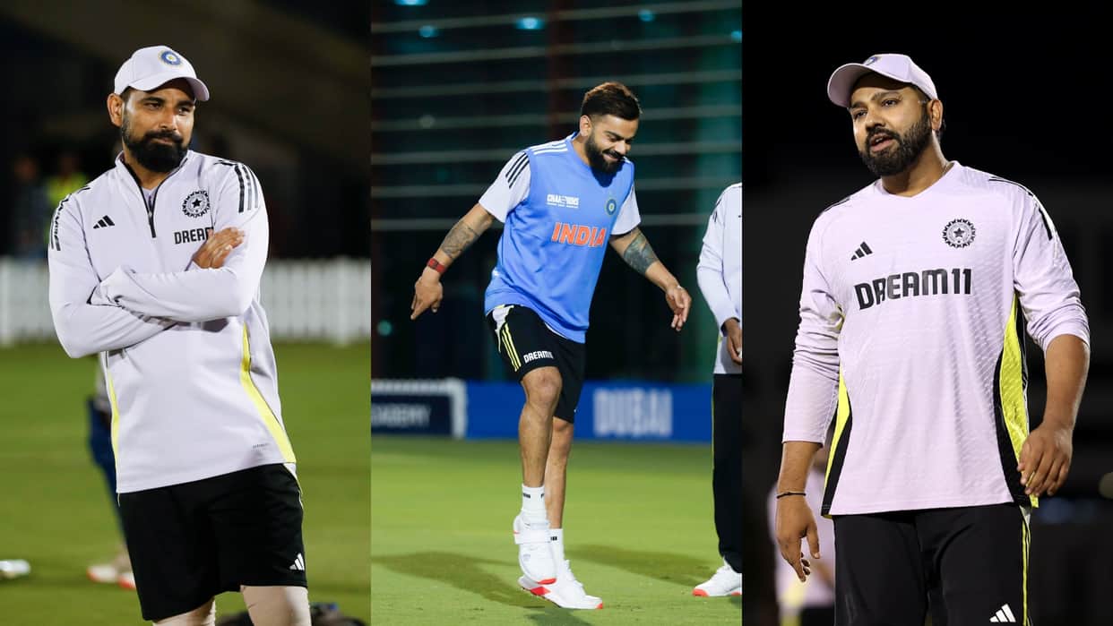 Indian team trained with high intensity ahead of their clash against New Zealand in Champions Trophy 2025