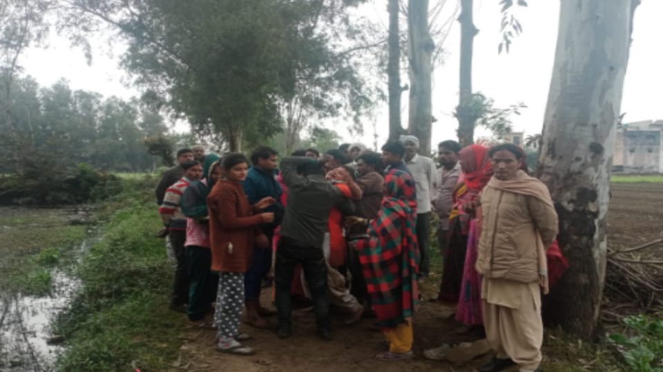 Bijnor: An old lady who came to attend Dhevate's birthday party died under suspicious circumstances