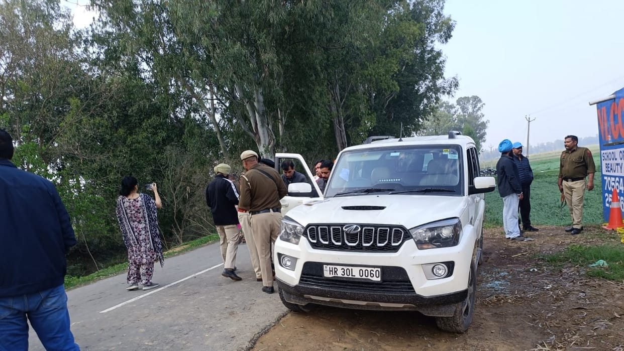 Firing in Yamunanagar: Scorpio rider attacked, police investigating; incident near Khedi Lakhkha Singh Chowki