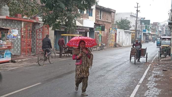 Heavy hailstorm along with rain in these districts including Lakhimpur Kheri