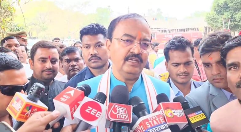 Deputy CM Keshav Prasad Maurya attacked SP in Jhansi