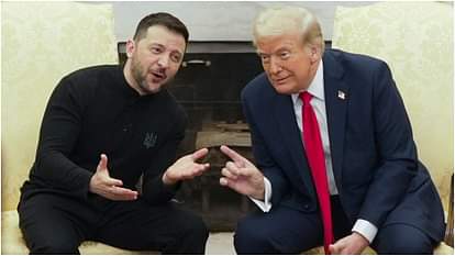 Volodymyr Zelenskyy Says It's Crucial For Us To Have President Trump's  Support - Amar Ujala Hindi News Live - Ukraine:ब्रिटेन पहुंचे यूक्रेनी  राष्ट्रपति जेलेंस्की के बदले सुर, बोले- हमारे लिए ...