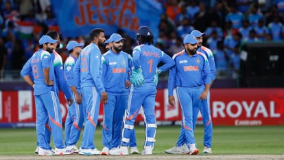 Champions Trophy 2025 Final IND vs NZ Dubai Weather India vs New Zealand Pitch Report Dubai Sport City Stadium