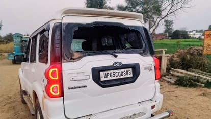 dumper ran over two people in ghazipur child died another person critical condition