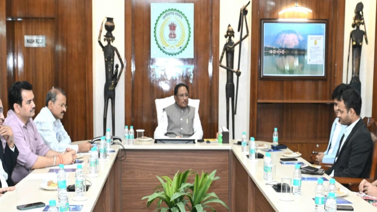 CG News: Representatives of pharma, real estate and IT sector met CM Vishnudev Sai
