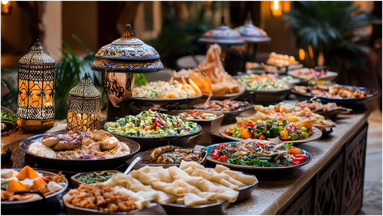 Ramadan Iftar Party Table Decoration Ideas In Hindi