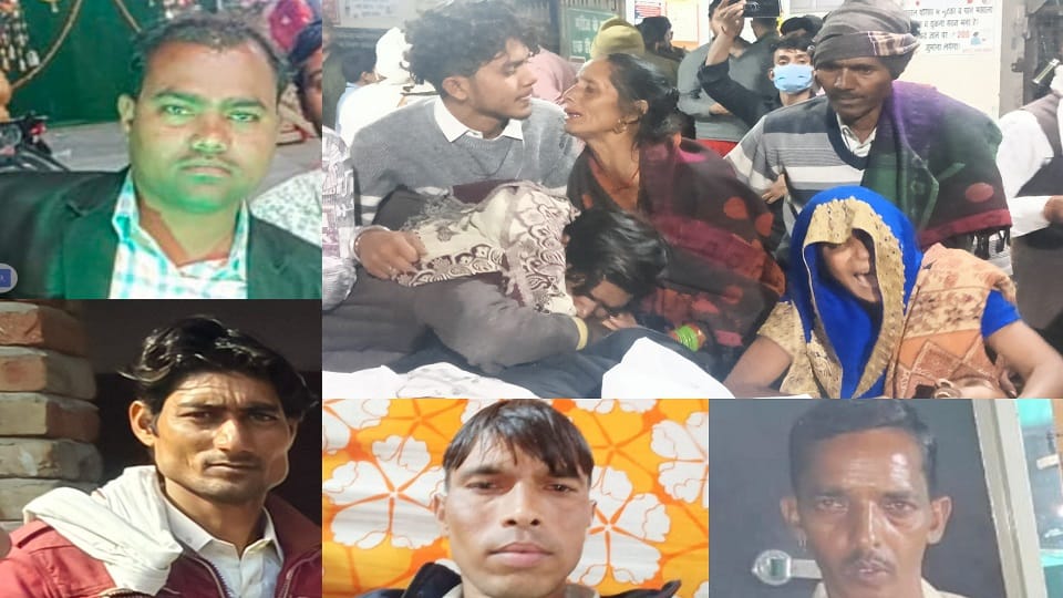Agra Road Accident News: Collision Between Bullet and Bike Five Youths Died