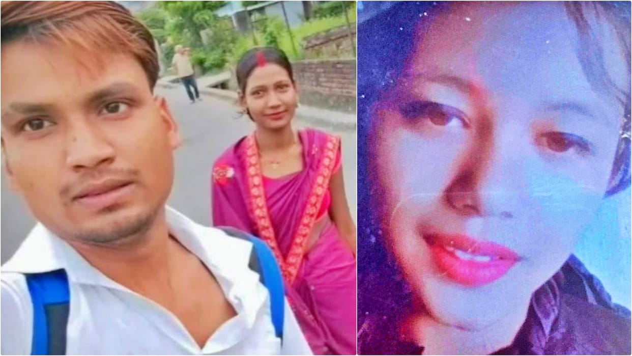 Muzaffarpur News: husband left his pregnant and dark-skinned wife and ran away with Nepali fair-skinned woman