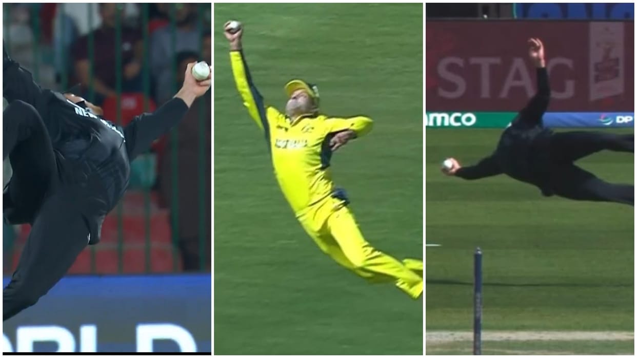 Champions Trophy: Three Stunning catches, Glenn Phillips surprised Kohli, Alex Carey became Superman IND vs NZ