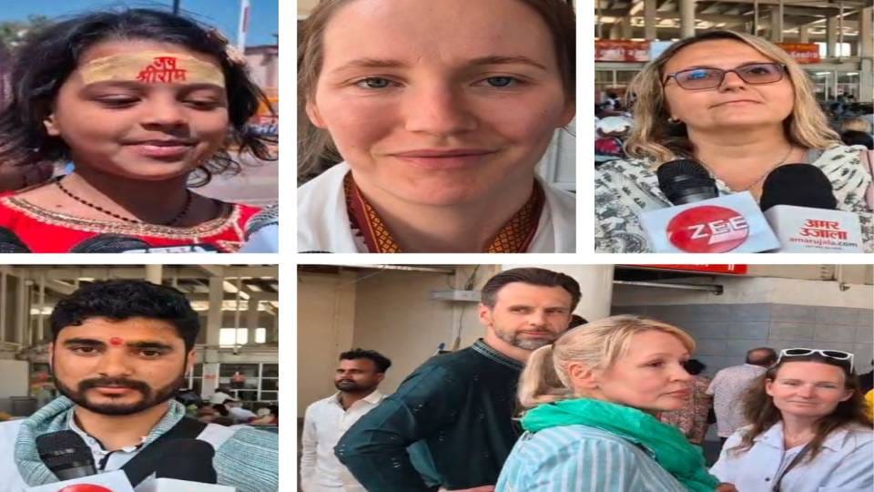 Russian devotees seen in Ayodhya with devotion of Lord Rama darshan of Lord Rama and hanuman garhi