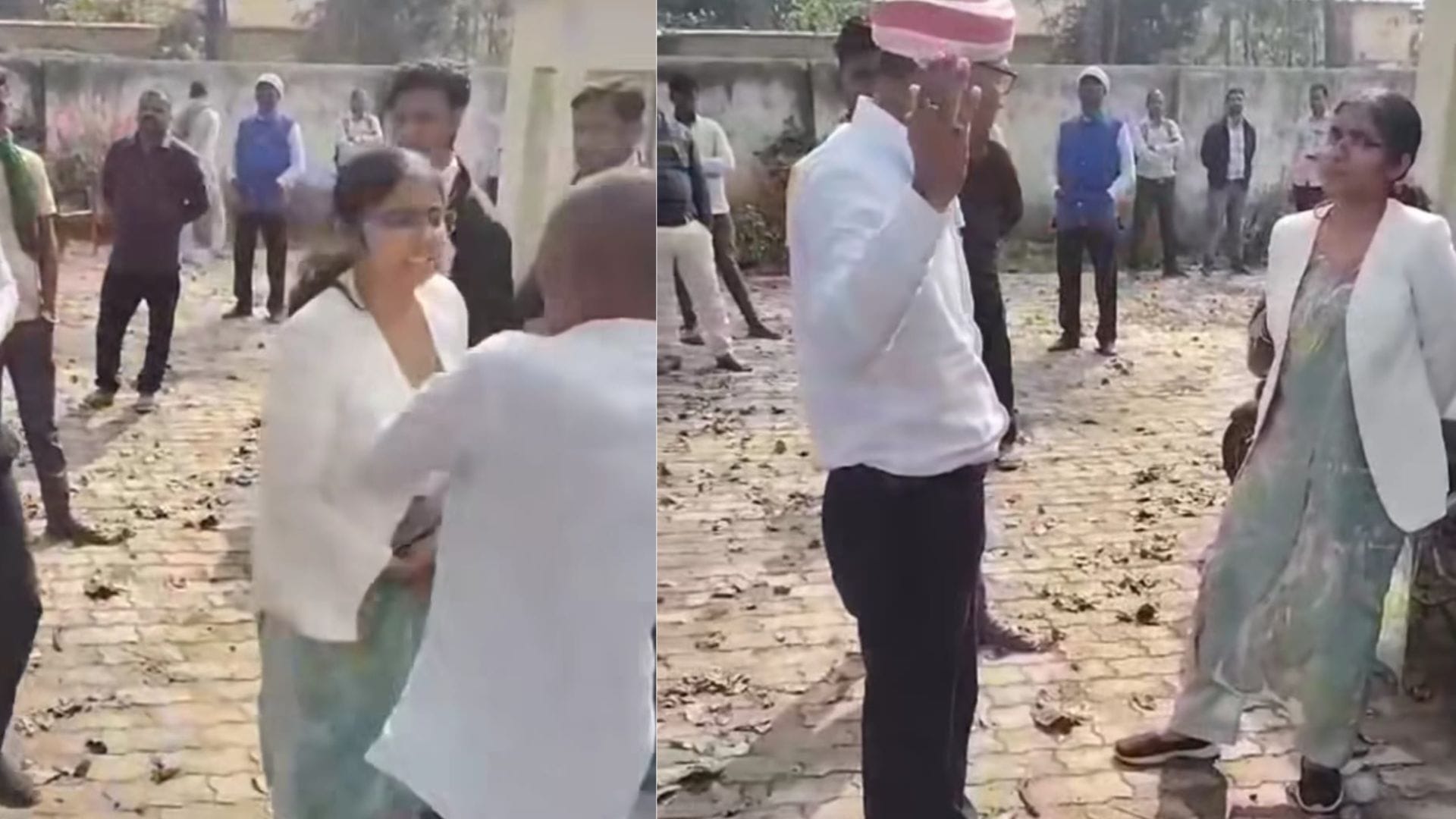 बीडीओ से दुर्व्यवहार