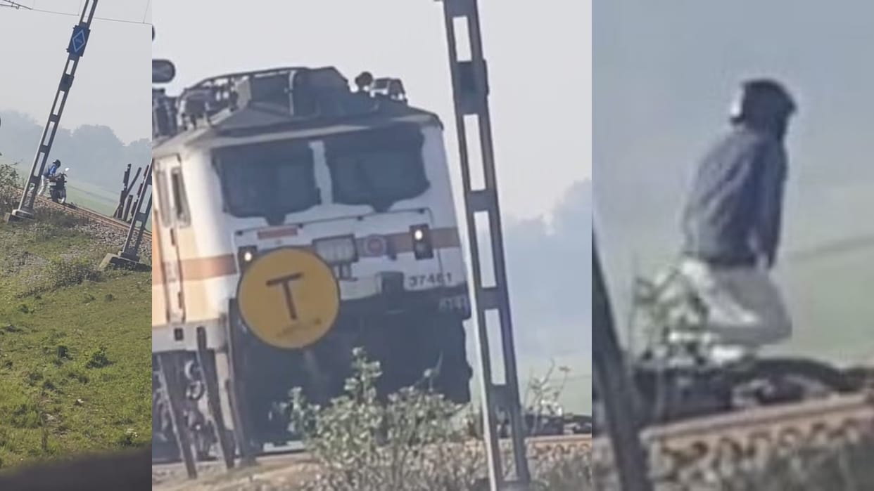 Bihar News : Mithila Express train escaped from derail Raxaul to Howrah train accident motihari bihar police