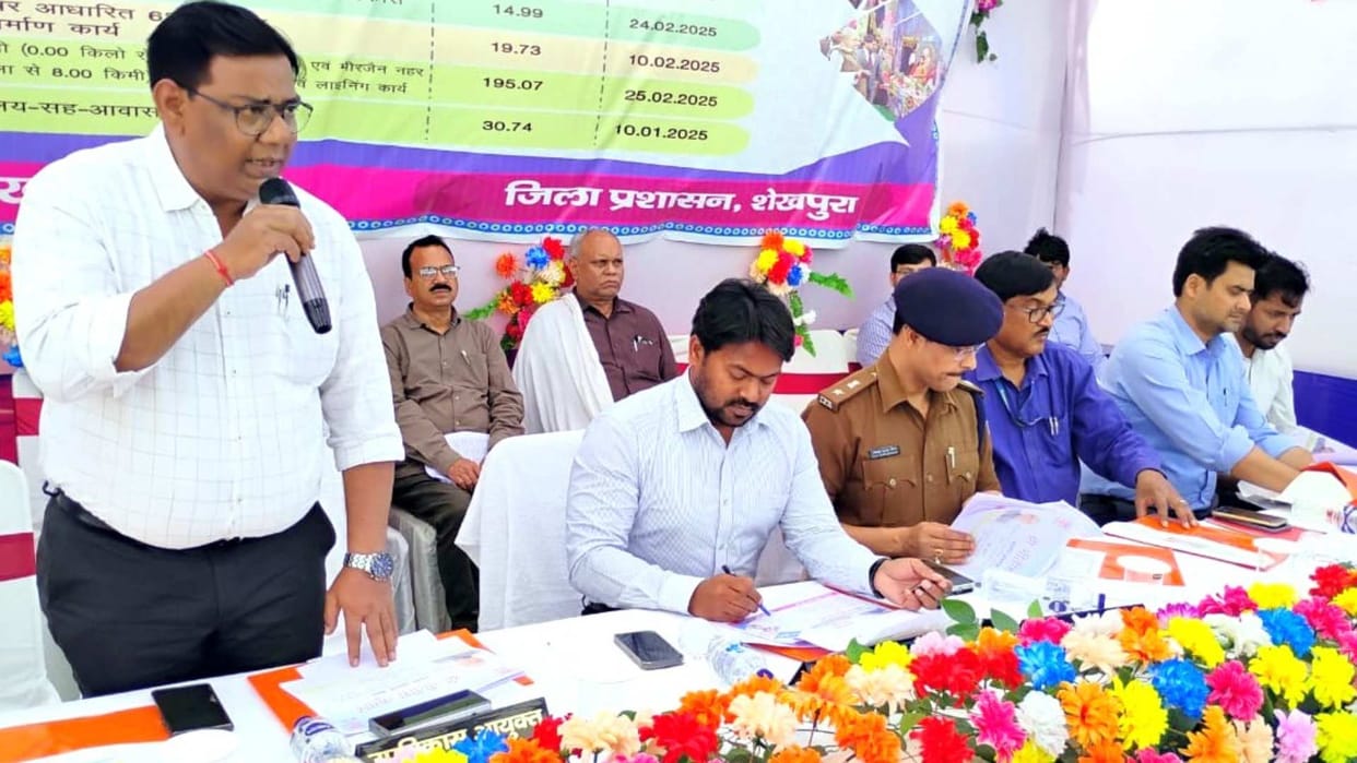 Bihar News : schemes Approved announcement of Pragati Yatra CM Nitish kumar sekhpura bihar